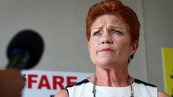 Pauline Hanson's office declined to comment.