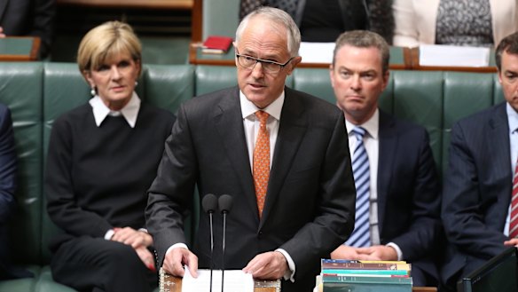 Prime Minister Malcolm Turnbull delivers his national security address on Tuesday.