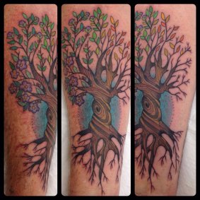One of Lust for Life tattooist Brooke Seawright's creations.