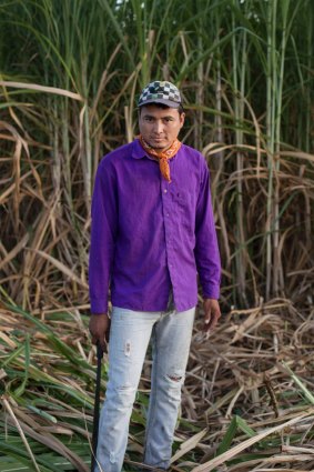 Sugar-cane field worker Jesus Linares, 25, has been diagnosed with the early stages of chronic kidney disease.