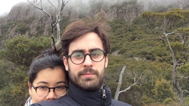 Jesse Cox and his wife Que Minh Luu in Tasmania