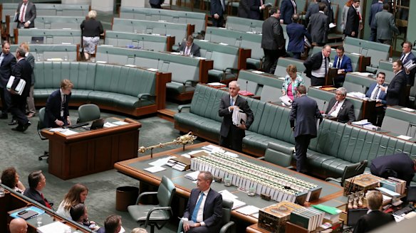 Question time suspended after mass protest shuts down House of ...