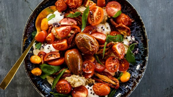 Tomato trio salad.