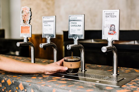 Single O Surry Hills' self-serve coffee taps lets customers decide what to drink in the same way they would a beer.