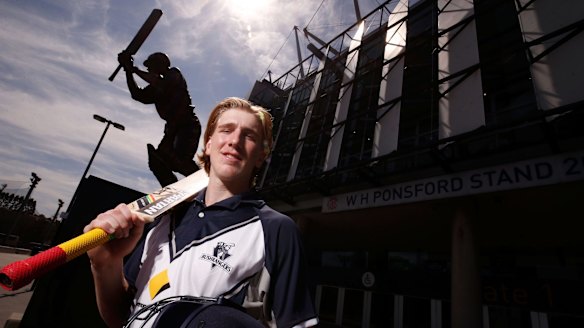 Bushranger Will Sutherland chose a career in cricket over football. 