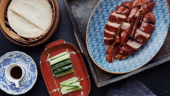 Albert Park Hotel's Peking duck pancakes are available for pick-up.