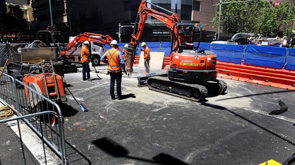 Preliminary construction on George Street has already forced temporary closures in the city.