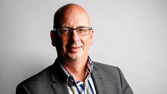 Former editor in chief of The Age, Mark Forbes, who resigned on Monday morning. 