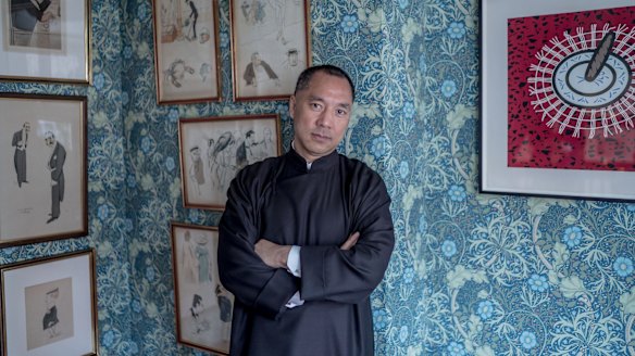 Guo Wengui, a Chinese real estate magnate who now lives abroad, and is a member of Donald Trump's Mar-a-Lago.