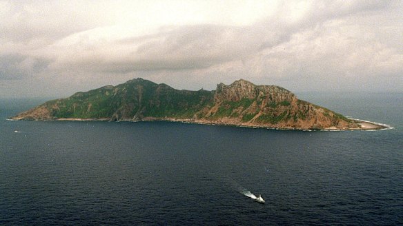 One of the disputed islands in the East China Sea.