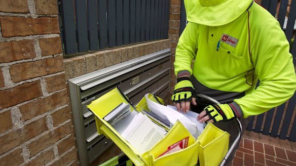 Letters can now take weeks to be delivered, under the slower two-speed mail system.  