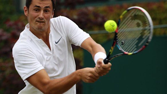 Bernard Tomic bombed out in the first round at Wimbledon this year.