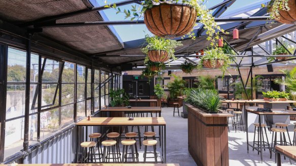 The Corner Hotel's recently renovated rooftop.