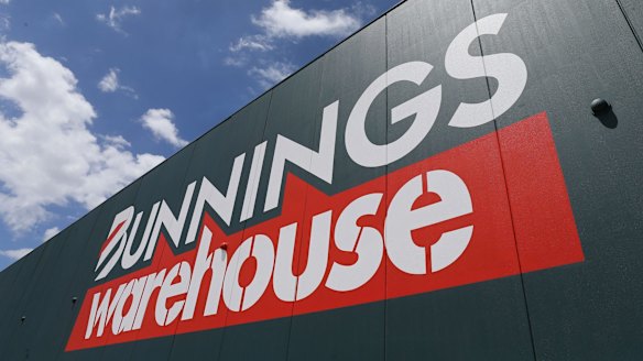 Bunnings plans to open 70 stores over the next few years. 