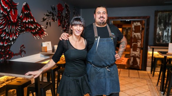 Chef Nicola Coccia and wife Alexandra.