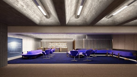 Inside the Box Office foyer at the Opera House. 