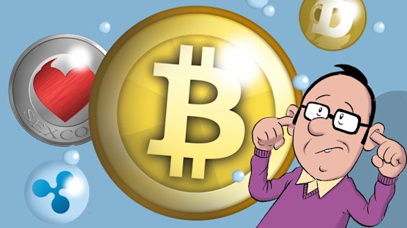 Cryptocurrencies such as Bitcoin are on an incredible tear but how long will it last? Illustration: John Shakespeare