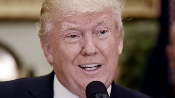 US President Donald Trump on Thursday.