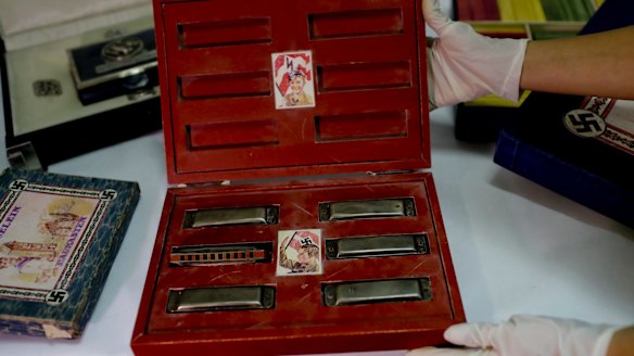 Authorities say they suspect they are originals that belonged to high-ranking Nazis in Germany during World War II. 