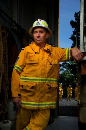 Volunteer firefighter Neville Pinch.