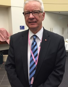 Senator Doug Cameron in Brisbane.