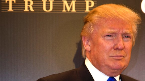 Donald Trump at the 2013 Miss Universe pageant in Moscow.