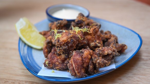 Karaage chicken.