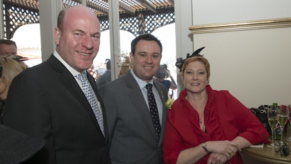 Trent Zimmerman (left)  is the Liberal candidate for North Sydney after Joe Hockey quit. 
