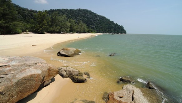 Stretch of sand at Kerachut (Turtle) Beach.