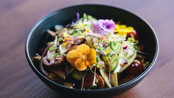 Lolo and Lola's atsara, with pickled papaya and vegetables