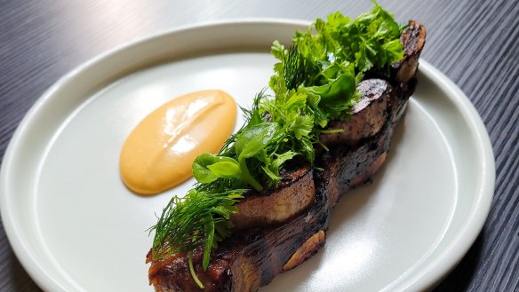 More for less: Barbecue wagyu spare ribs from Bentley's new bar menu.