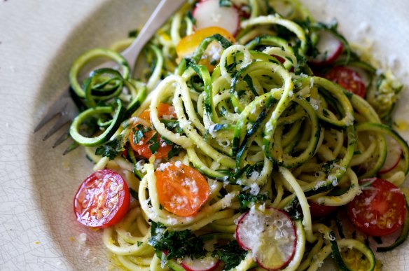 Flavoursome: Zucchini spaghetti offers a new challenge.