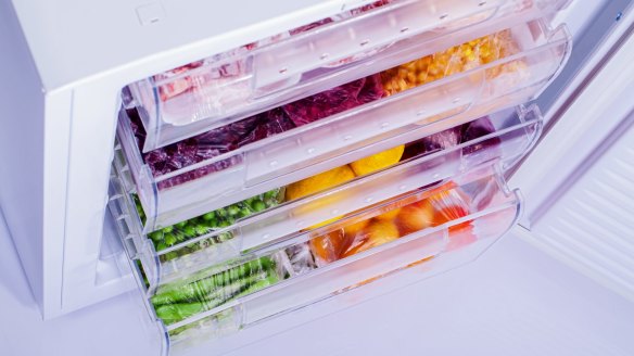 Treat your fridge and freezer as a team – and keep veg and fruit separate.