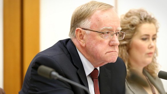 Coalition senator Ian Macdonald led the attack on Solicitor-General Justin Gleeson.