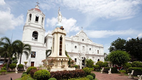 Tourist destination: the Cebu Metropolitan Cathedral in the Philippines.