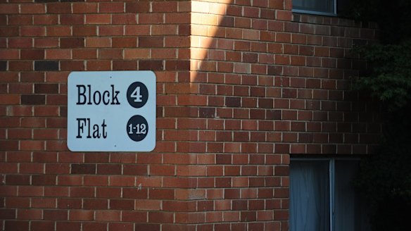 Squatters are living in Stuart Flats.