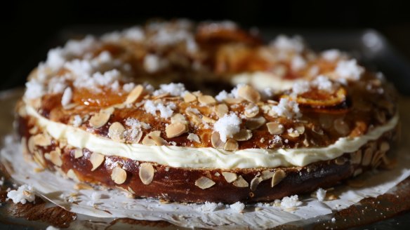 Roscon de reyes, a popular Christmas pastry, will be on shelves in December.