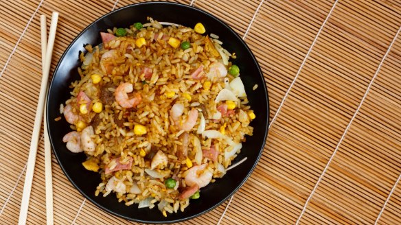 Yangzhou fried rice - also known as "special fried rice" was on the menu.