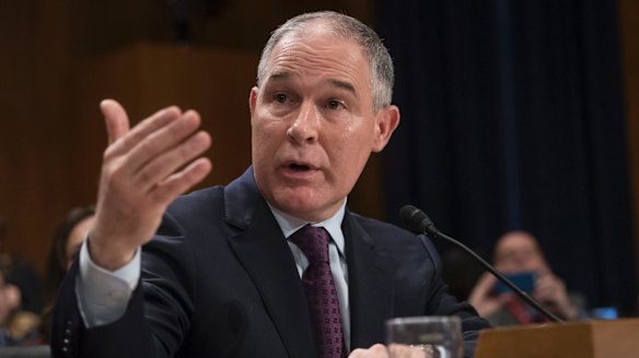 Environmental Protection Agency Administrator Scott Pruitt.