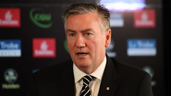 Eddie McGuire and Caroline Wilson often can't remember if they're friends or enemies, but Wilson remembers that Eddie was supportive of her, when so many weren't, when she became chief football writer. 