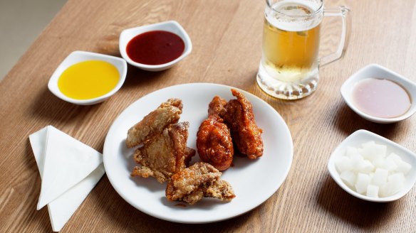 At Gami Fried Chicken and Beer, people are branching out and trying more Korean drinks, such as lagers brewed with rice.