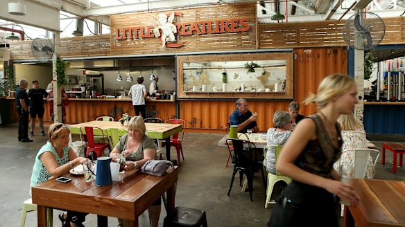 Victoria is the nation's home of craft beer. This is the dining room inside the Little Creatures Brewery in Geelong.
