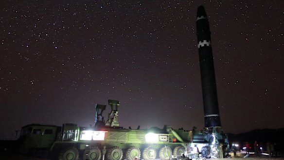 North Korea 'just joined the club': Images of new ballistic missile ...