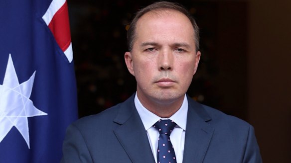 Immigration Minister Peter Dutton.