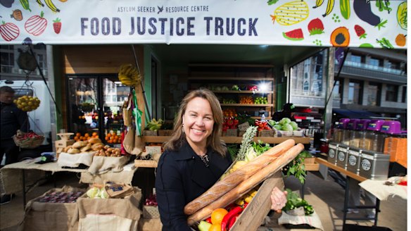 Carolyn Creswell is an ambassador for the Asylum Seeker Resource Centre in Melbourne.