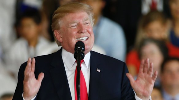 President Donald Trump has described the Russia investigation as a witch hunt.