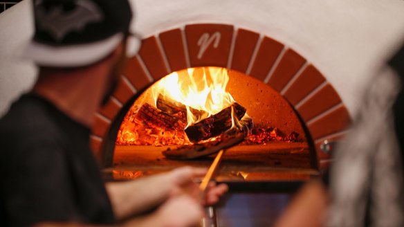 Red Sparrow slings vegan-friendly wood-fired pizzas.