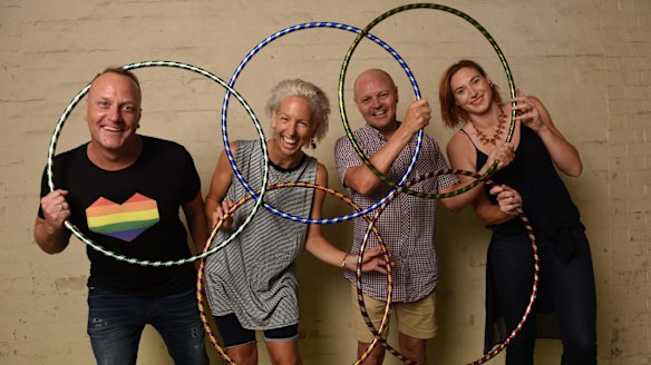 Daniel Kowalski, Sally Shipard, Craig Rogerson and Clementine Stoney Maconachie will have a float.