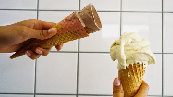 The gelato at Gelateria Bico is closer in style to what you would find in the south of Italy, where it is warmer and gelato is lighter, fresher and fruit flavours dominate.