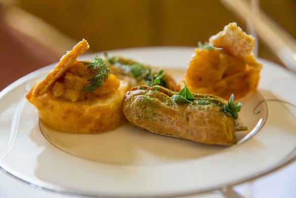 Savoury treats at the Windsor.